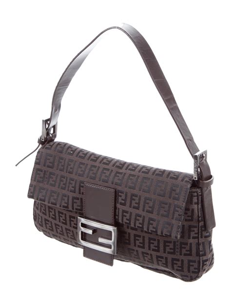 fendi zucchino studded canvas|Fendi Baguette .